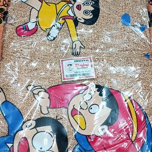 BRAND NEW DORAEMON CARTOON PRINTED COTTON BAJAJ BEDSHEET /KIDS BEDSHEET