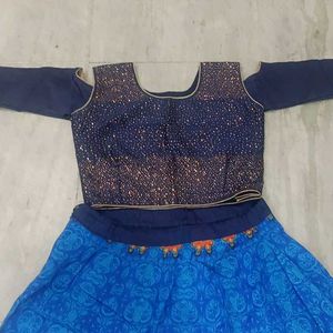 Beautiful Crop Top N Skirt