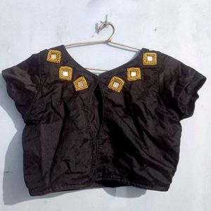 black designer blouse (padded)