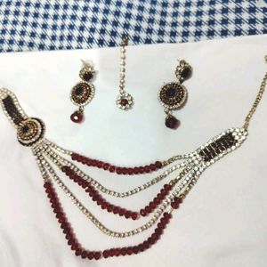 Jewellery Set Red