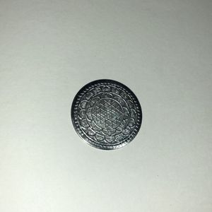 Silver Plated GOD LAKSHMI & Ganesh Ji Coin