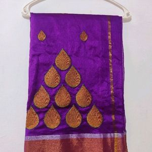 Purple Saree