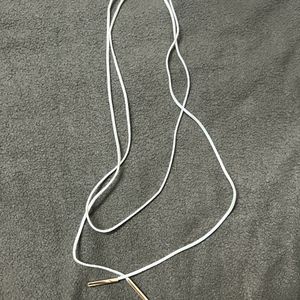 White double thread necklace and String Choker.