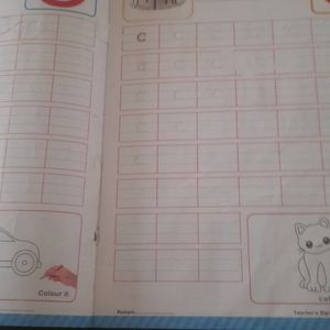 Writing Practice Book -alphabets ,lines