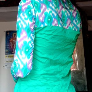 Green Straight Kurti