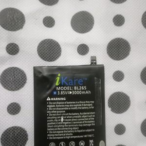 Lenovo Mobile Battery BL265 model