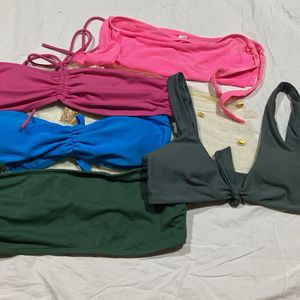 5 Bikini Top Combo Size L/xl