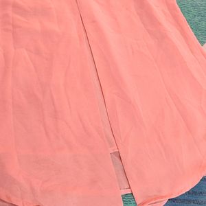 Sleeveless Top Light Peach Color