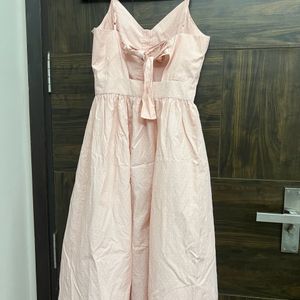 Cute Pink Backtie Dress