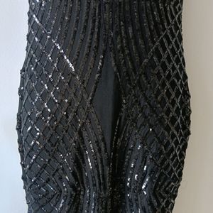 Everlaine Dimensional Sequin Gown