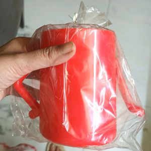 Red Mug With Hands