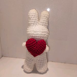 Bunny With Heart Keychain ❤️