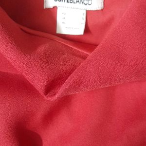 RED Highneck Dress