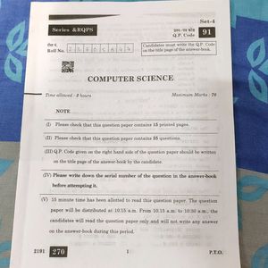 Cbse Class 12 2024 Original Papers