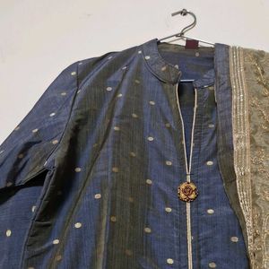 Formal shirt With ETHNiC DUPATTA