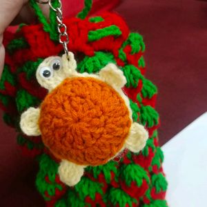 Handmade Crochet 🐢 Keychain