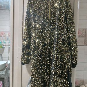 Gold Sequins Kurta