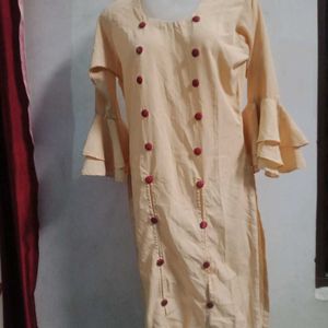 2 Combo Golden Kurti Set