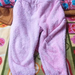 Pink Fur Pyjama/ Jogger
