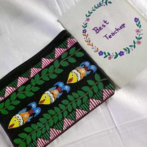 Pouch Wallet & Greetings Card