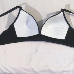 Black Padded Bra