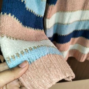 Cute Korean Multi Colour Sweater