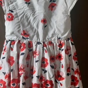 Unused Cotton Floral Frock For Girls