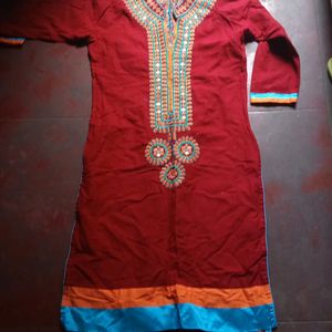 Embroidered Kurta