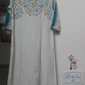 W Brand Beautiful Linen Cotton Kurta