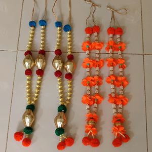 Unused Four Pieces Haar Mala Necklace