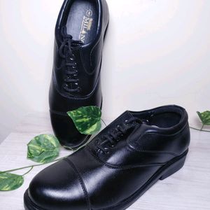 Men's Action Formal Black Shoe Size-8