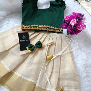 Pattupavada ( Skirt And Blouse)