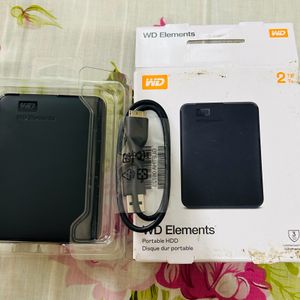 2TB Portable Hard Disk (WD Elements)