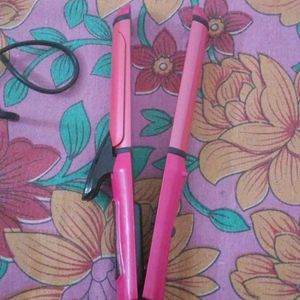 Two In One Hair Straightener (Pink)