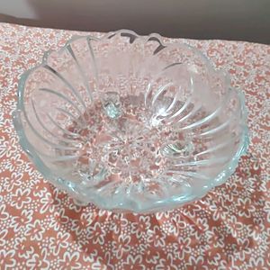 One Large Glass Bowl