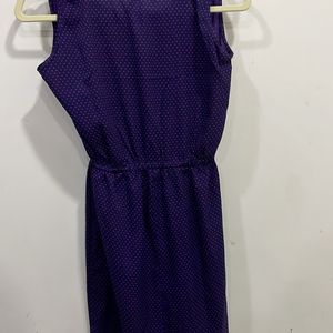 Pretty Purple Polka Dot Dress