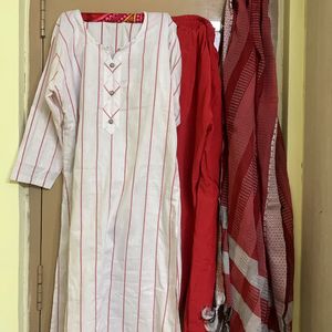 Kurta Pant With Dupatta Set