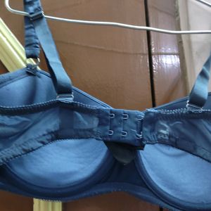 Navy Balconette Bra