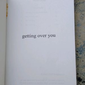 Getting Over You A Fictional Book