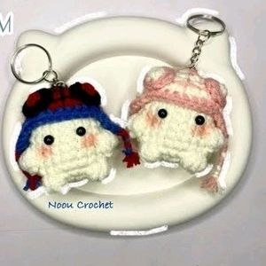 Cute Crochet Keychain!!