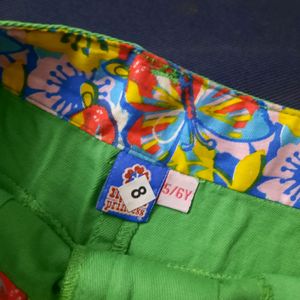 Green Kids Shorts