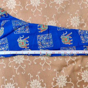 Rajasthani Blue Colour Kurti For Women