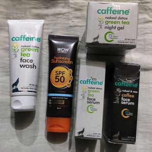 Brand New Wow Science & Mcaffeine Skincare COmBOo