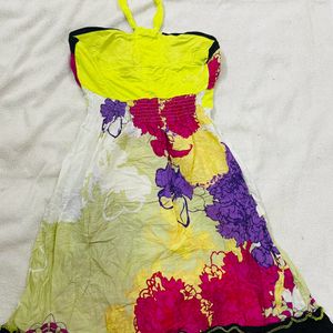 Women Vintage Colorful Dress