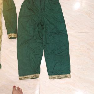 Beautiful Green Kurti Panit