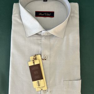 White Cotton Brand New Shirt