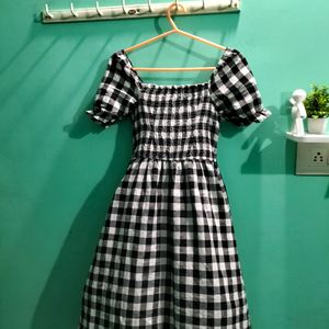 Urbanic Black And White Dress