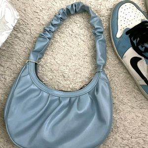 Blue Street style Shoulder Bag