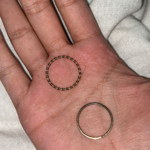 2 Rings Vintage And Minimalistic