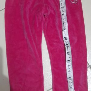 Pink Valvet Pant Free Sweter